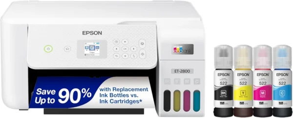 All-in-One Auto Duplex WiFi Integrated Ink Tank Color Wired Color Home Inkjet Printers